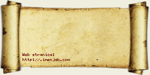 Tijana Odalović vizit kartica